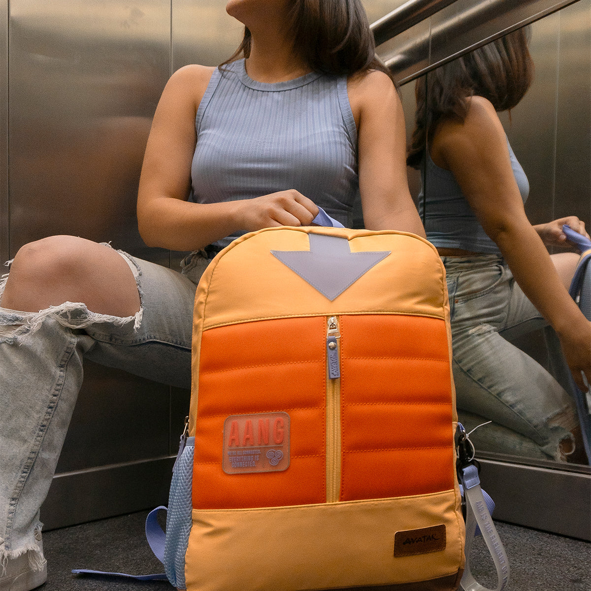 Mochila Avatar Ang Flecha Flourescente