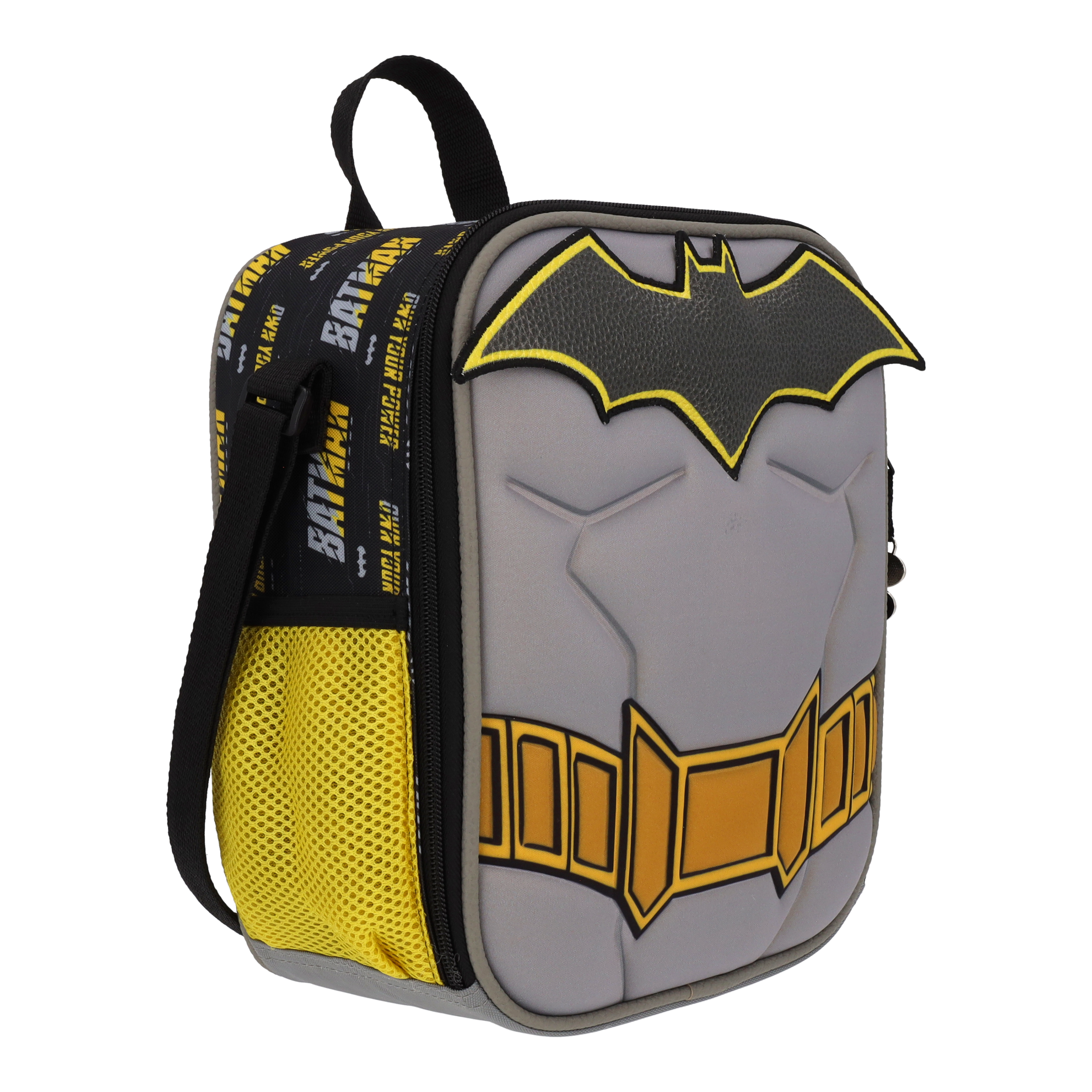 Set Mochila, Lonchera y Estuchera Escolar Batman Hero Armor