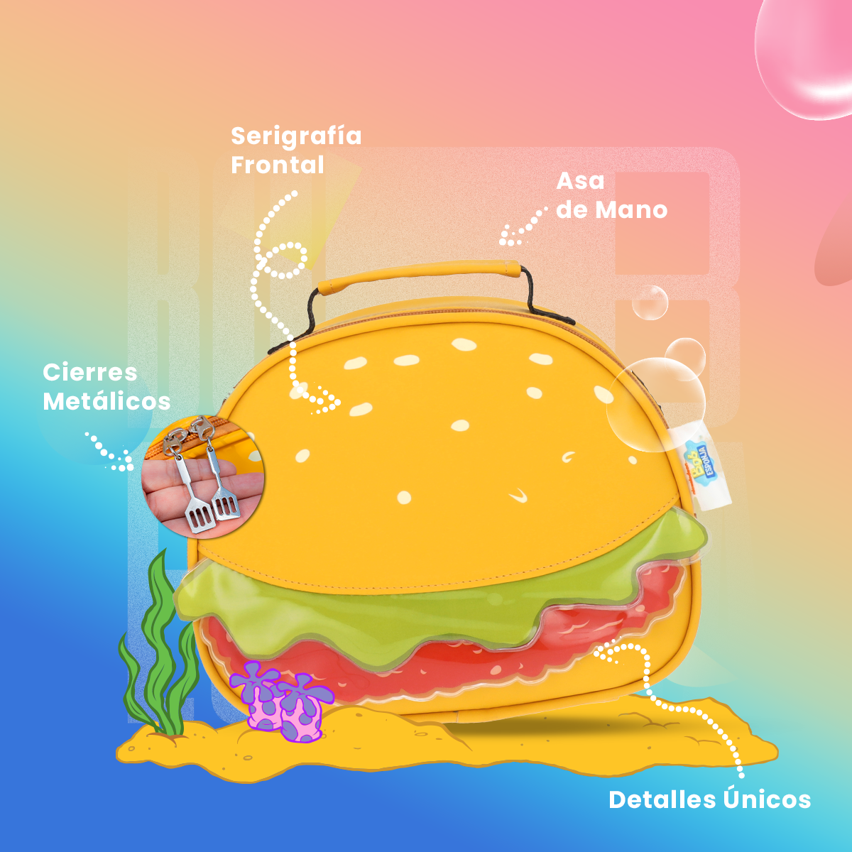 Lonchera Bob Esponja Hamburguesa