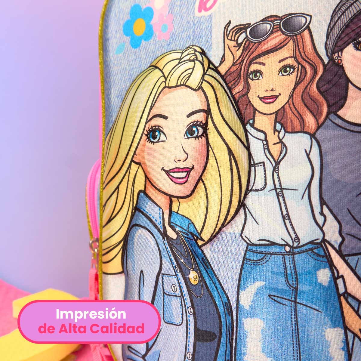 Lonchera Escolar Barbie y sus Amigas