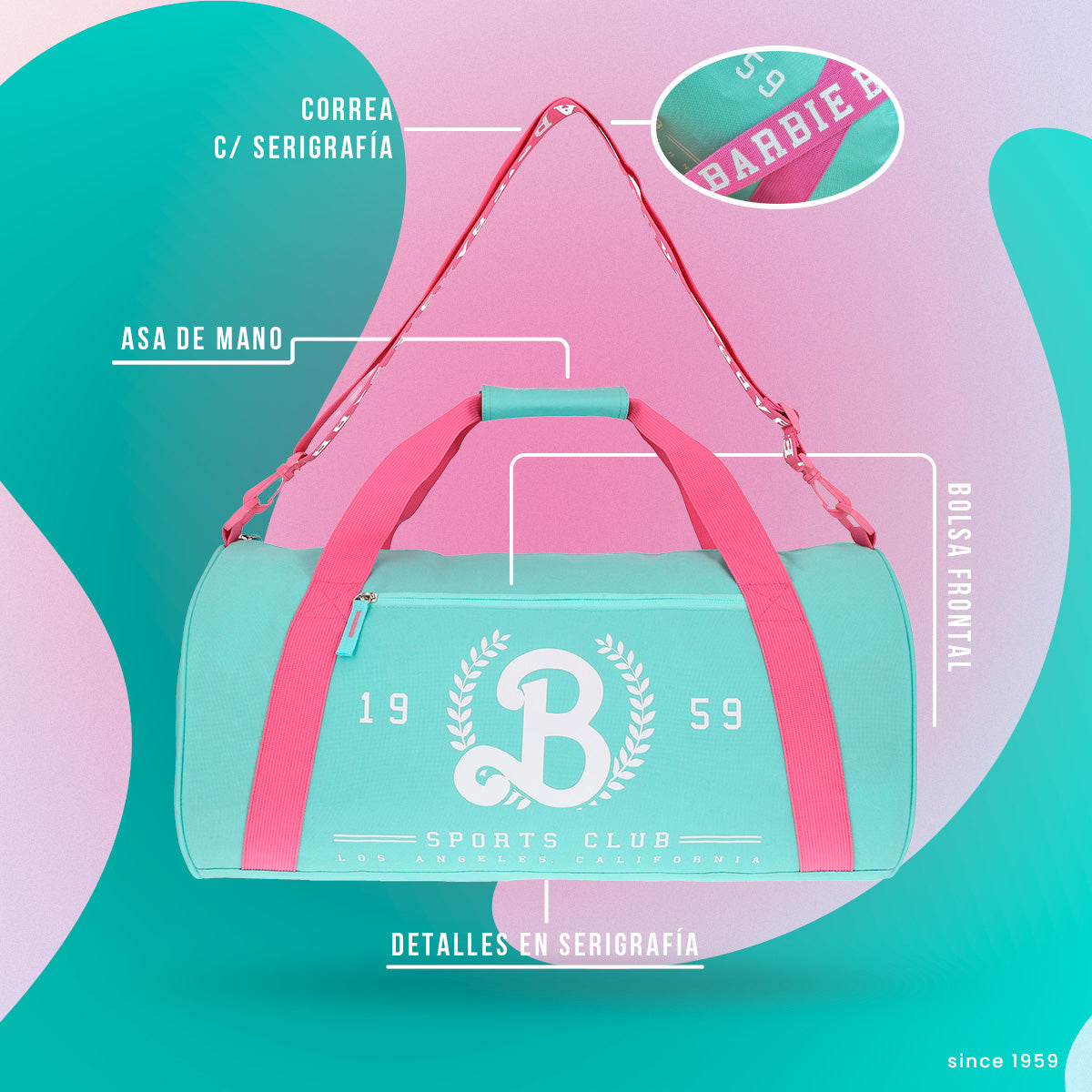 Mochila para Gym Barbie Los Angeles