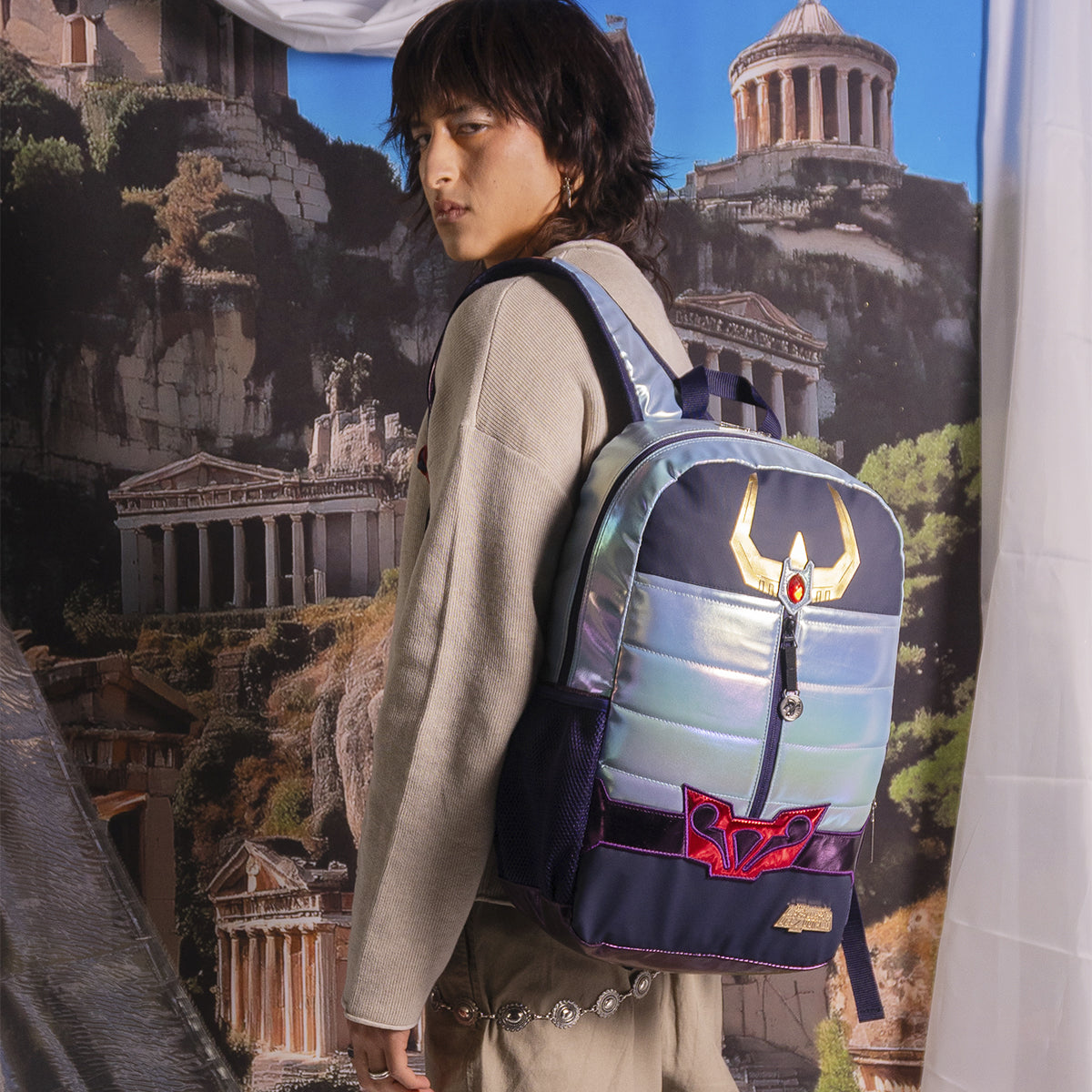 Mochila Fenix Caballeros del Zodiaco Armadura Bronce