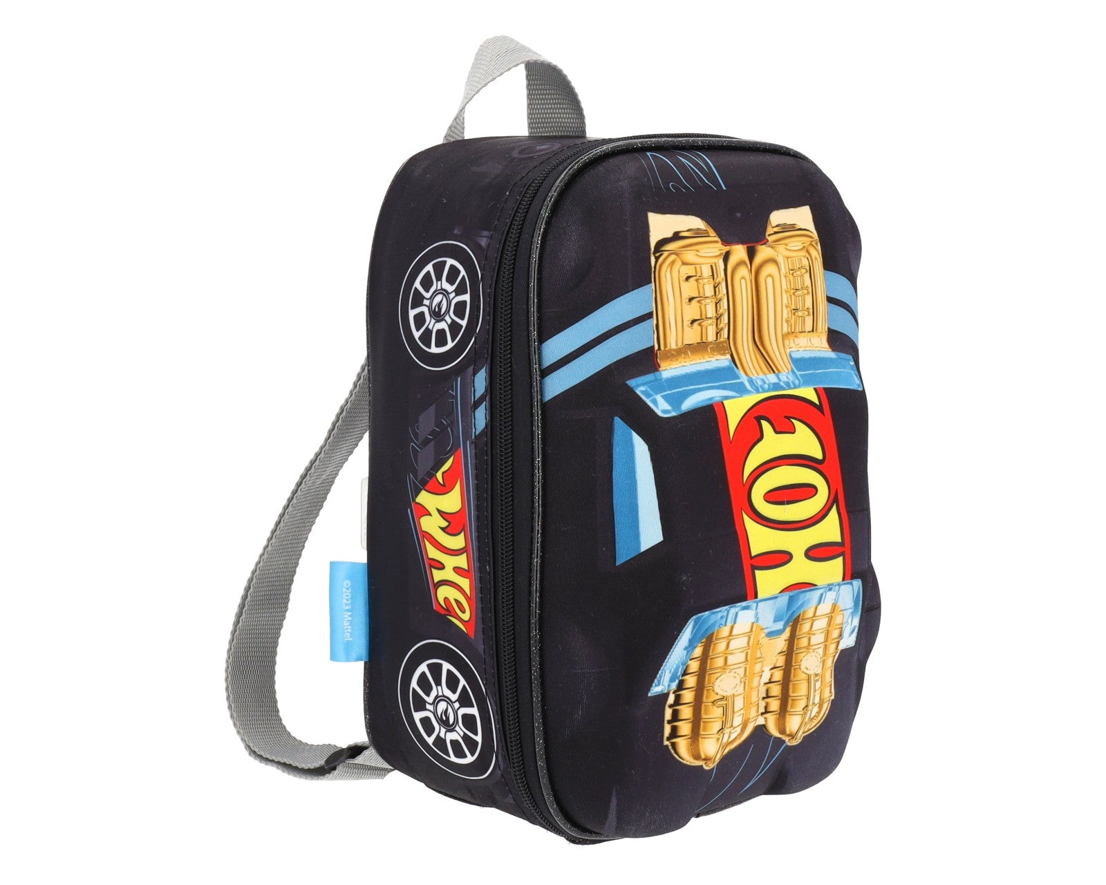 Lonchera en Forma de Hot Wheels Negro