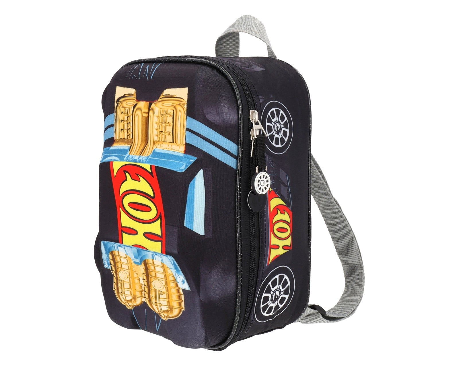 Lonchera en Forma de Hot Wheels Negro