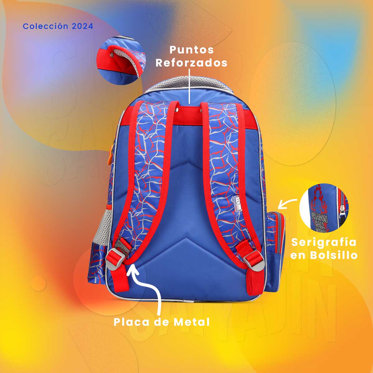 Mochila Escolar Dragon Ball Goku Ultrainstinto