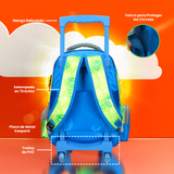 Mochila Con Carrito Escolar Sheng Long 117