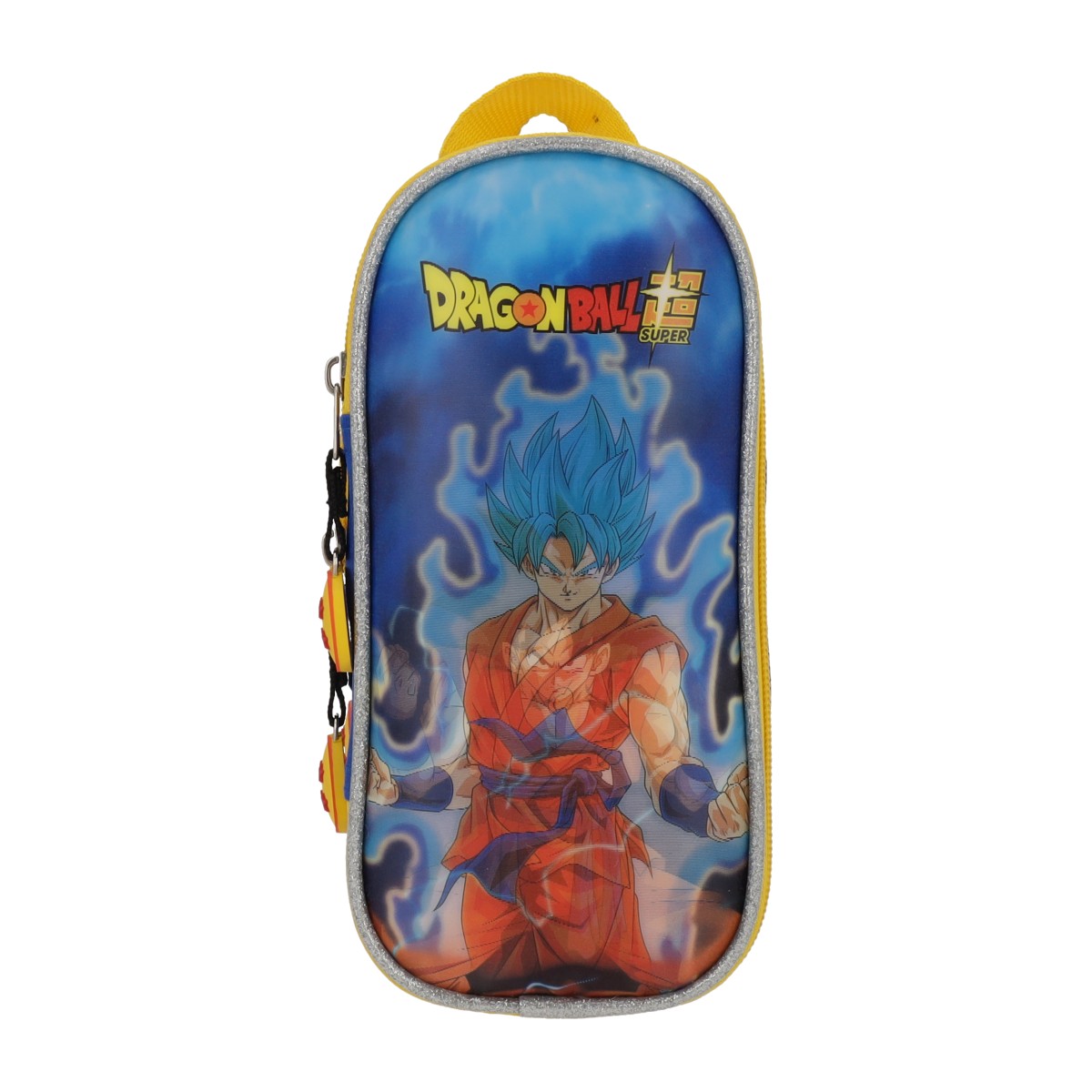 Estuchera Escolar Dragon Ball Goku SSJ Blue Lenticular