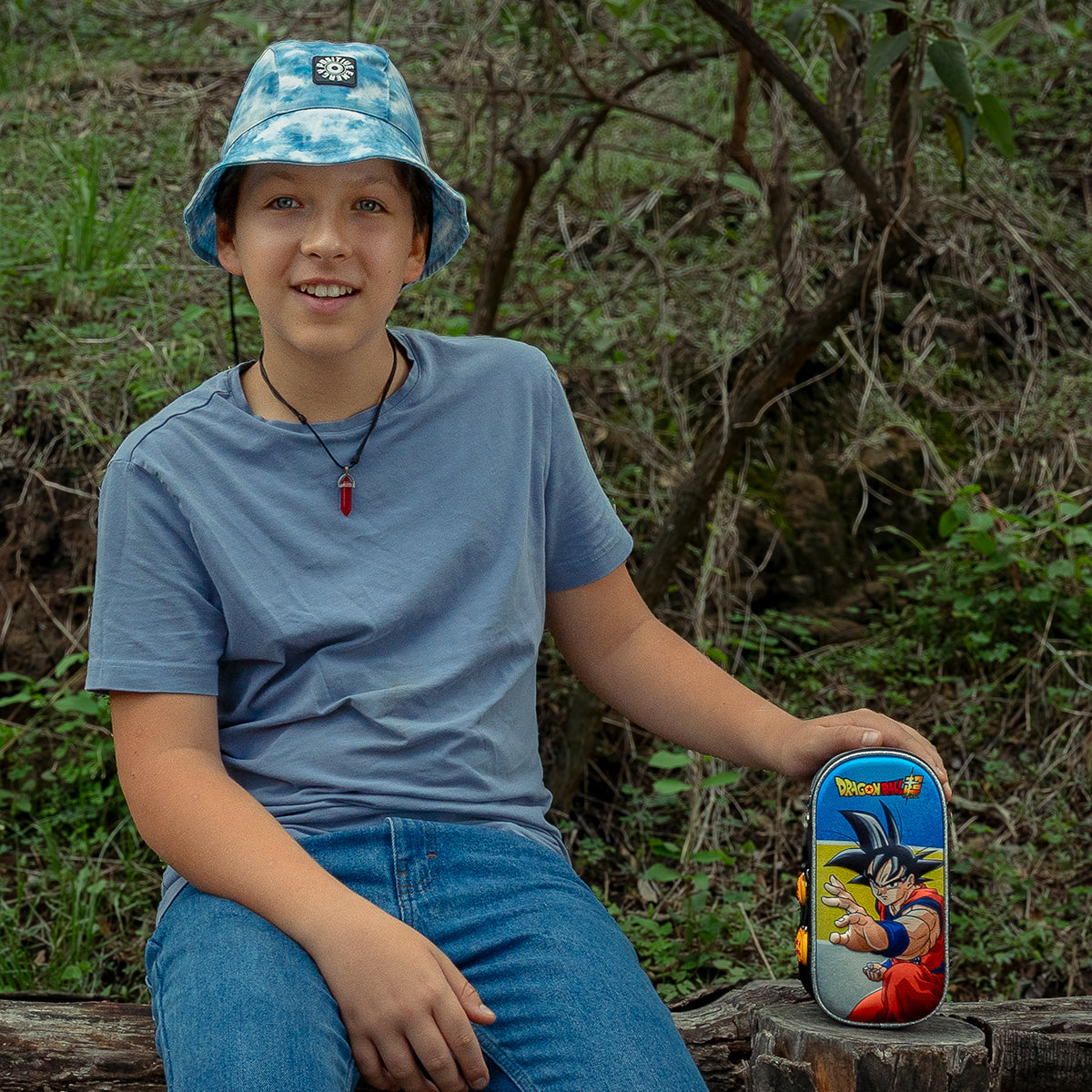 Estuchera Escolar Dragon Ball Súper Ki