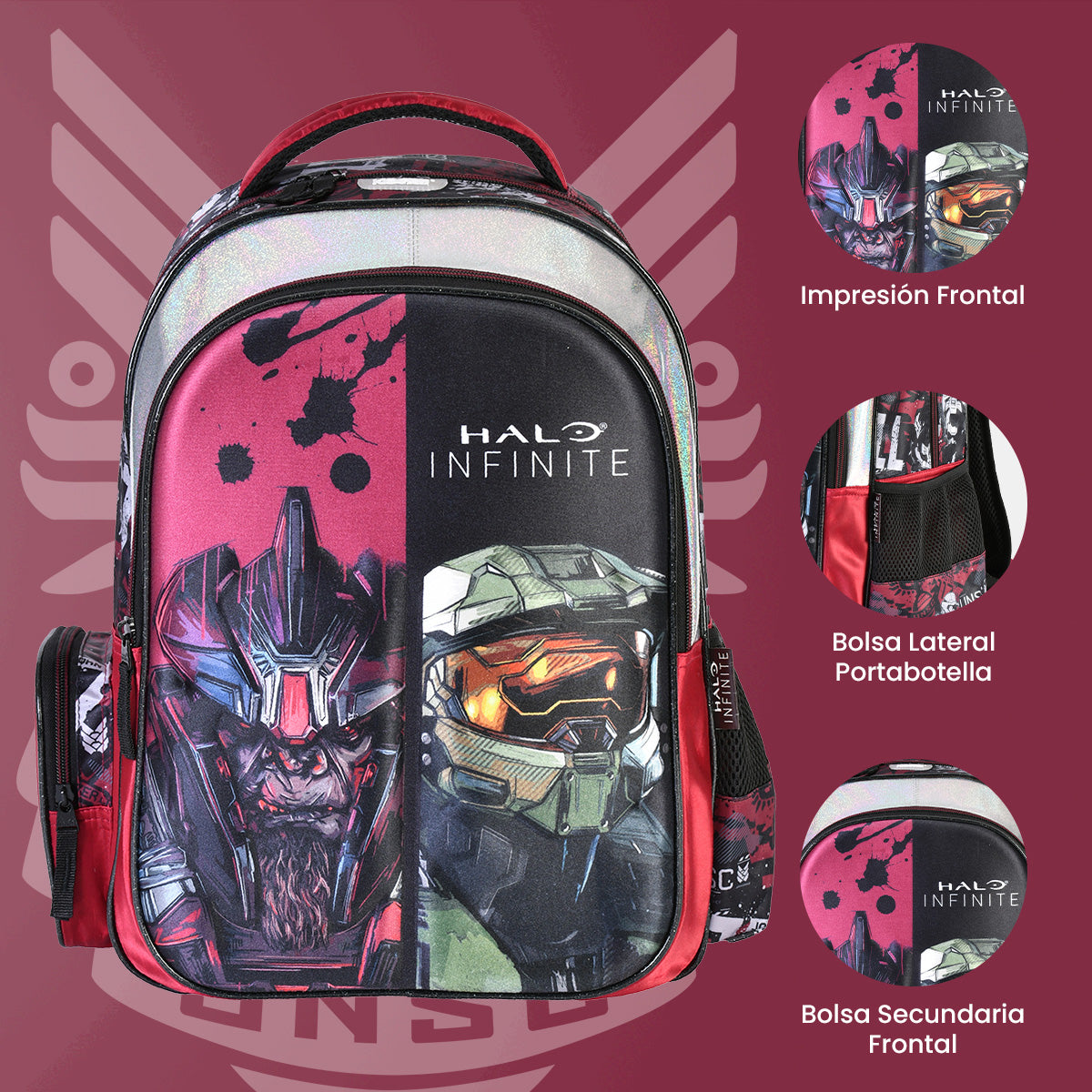 Mochila Escolar Halo Atriox