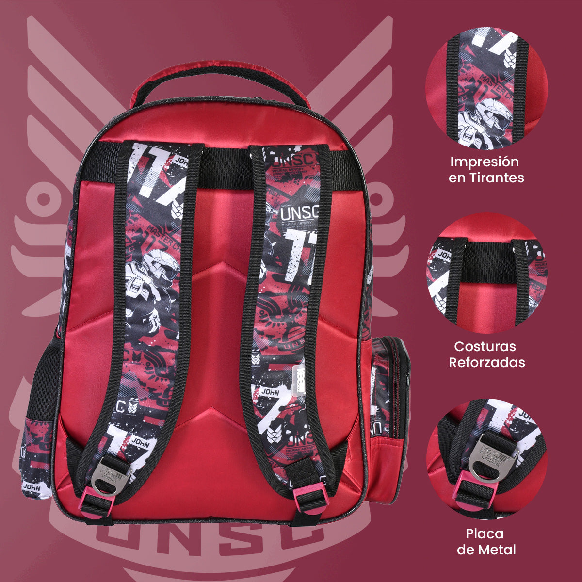 Mochila Escolar Halo Atriox