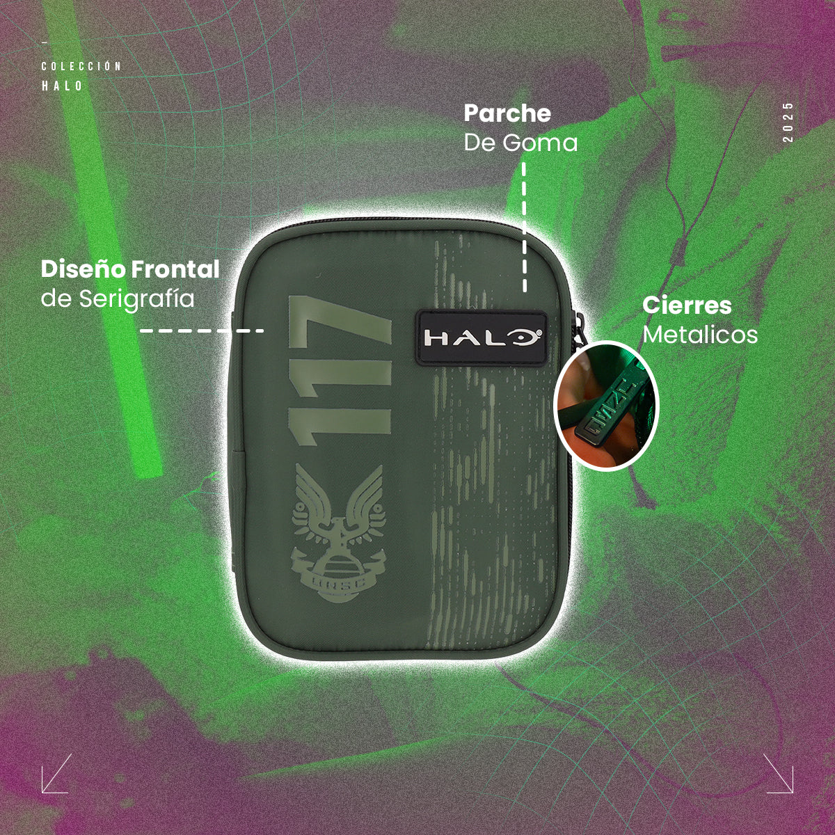 Set Mochila y Estuchera Halo Combat 117