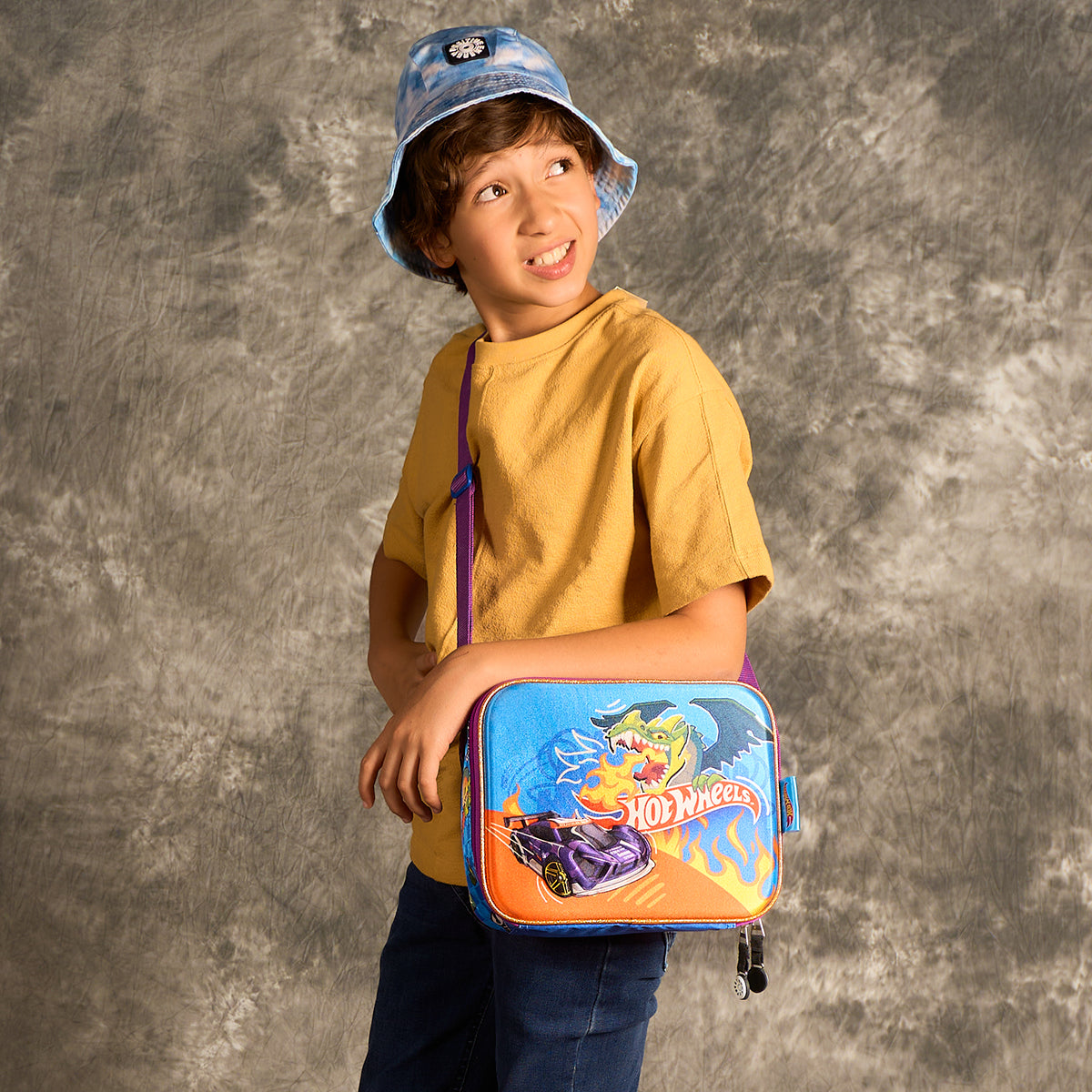 Set Mochila, Lonchera y Lapicera Hot Wheels Nitro Pack