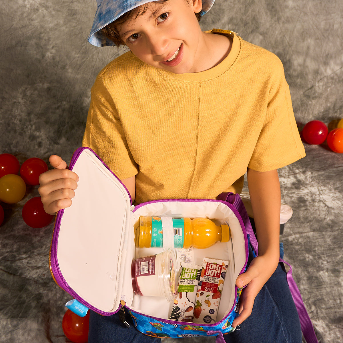 Set Mochila, Lonchera y Lapicera Hot Wheels Nitro Pack