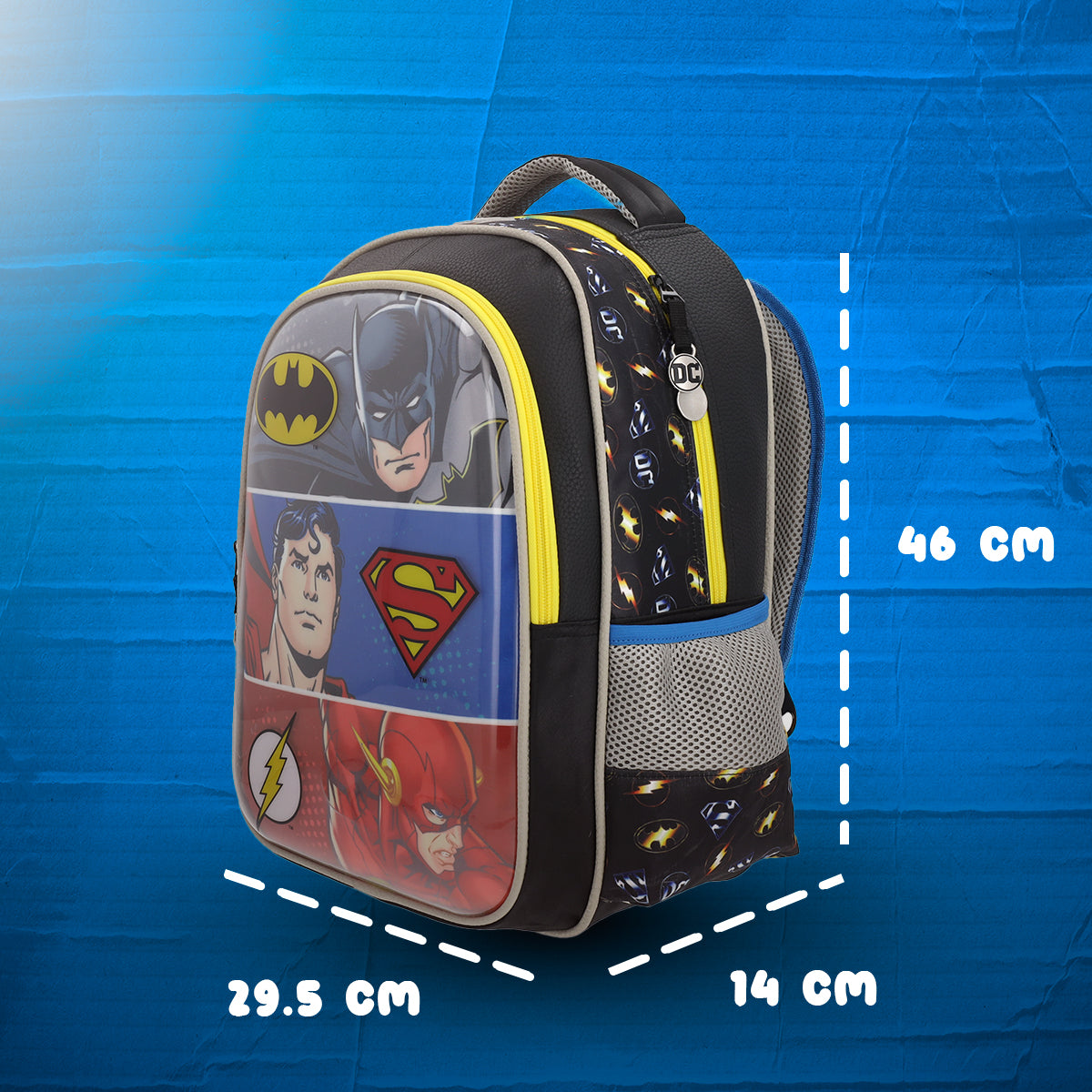 Set Mochila, Lonchera y Estuchera Escolar Justice League