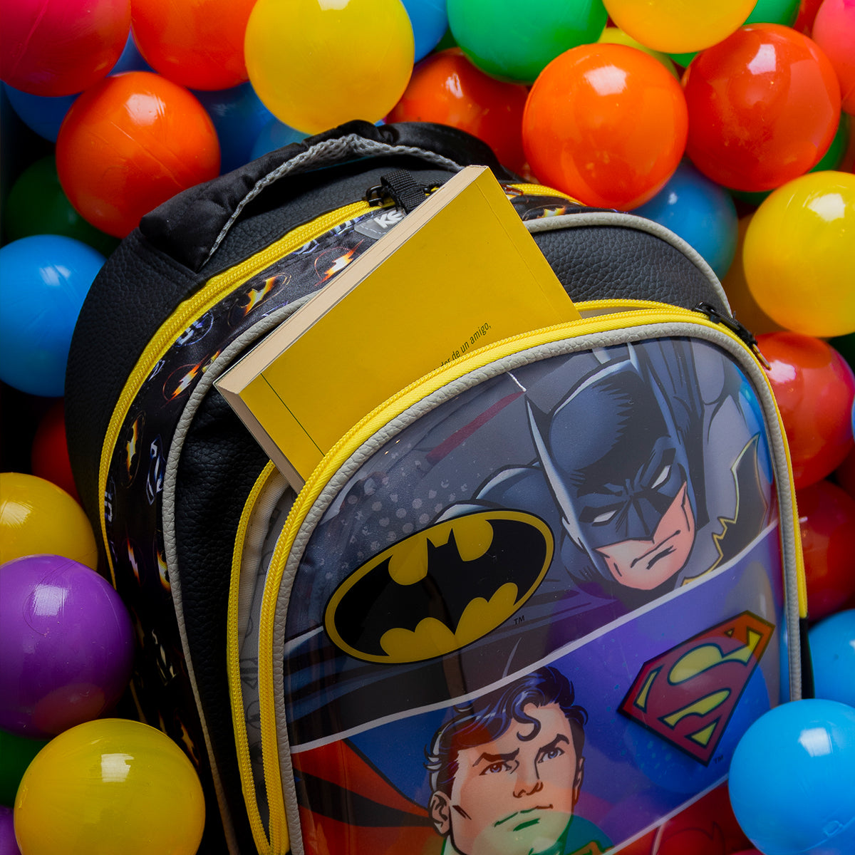 Set Mochila, Lonchera y Estuchera Escolar Justice League