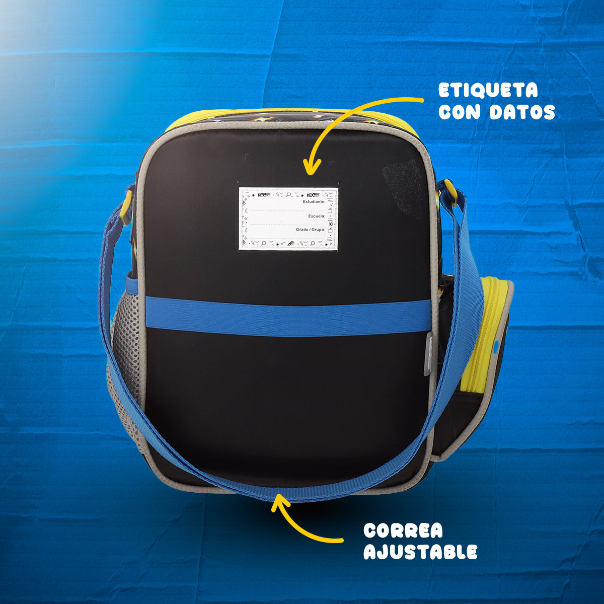 Set Mochila, Lonchera y Estuchera Escolar Justice League