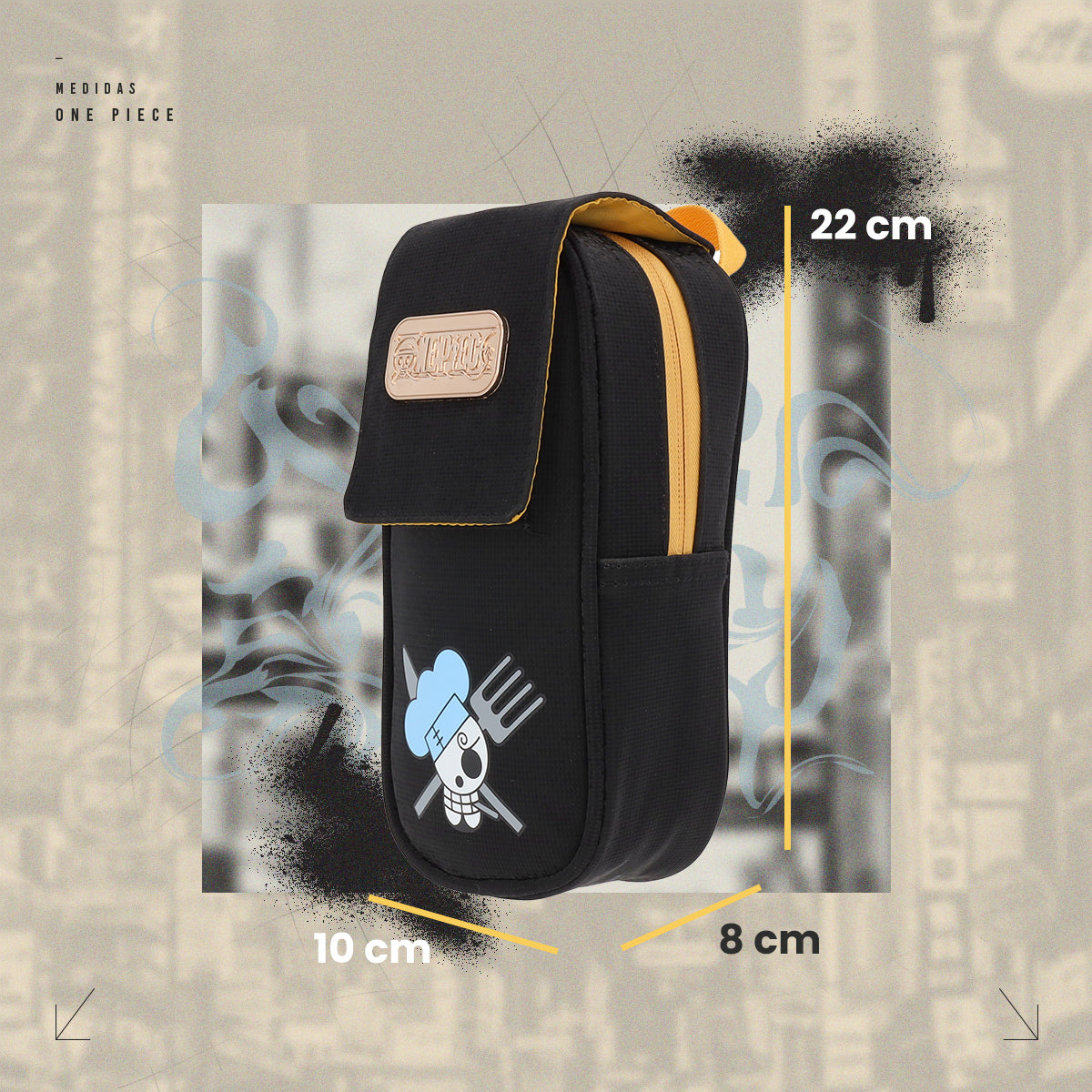 Estuchera One Piece Sanji Black Leg