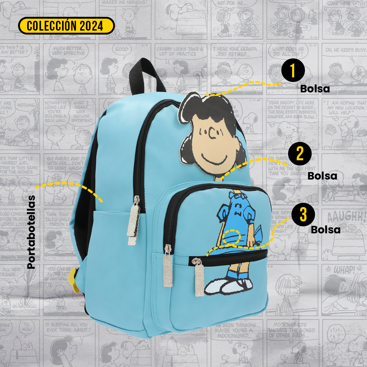 Mini Mochila Peanuts Lucy