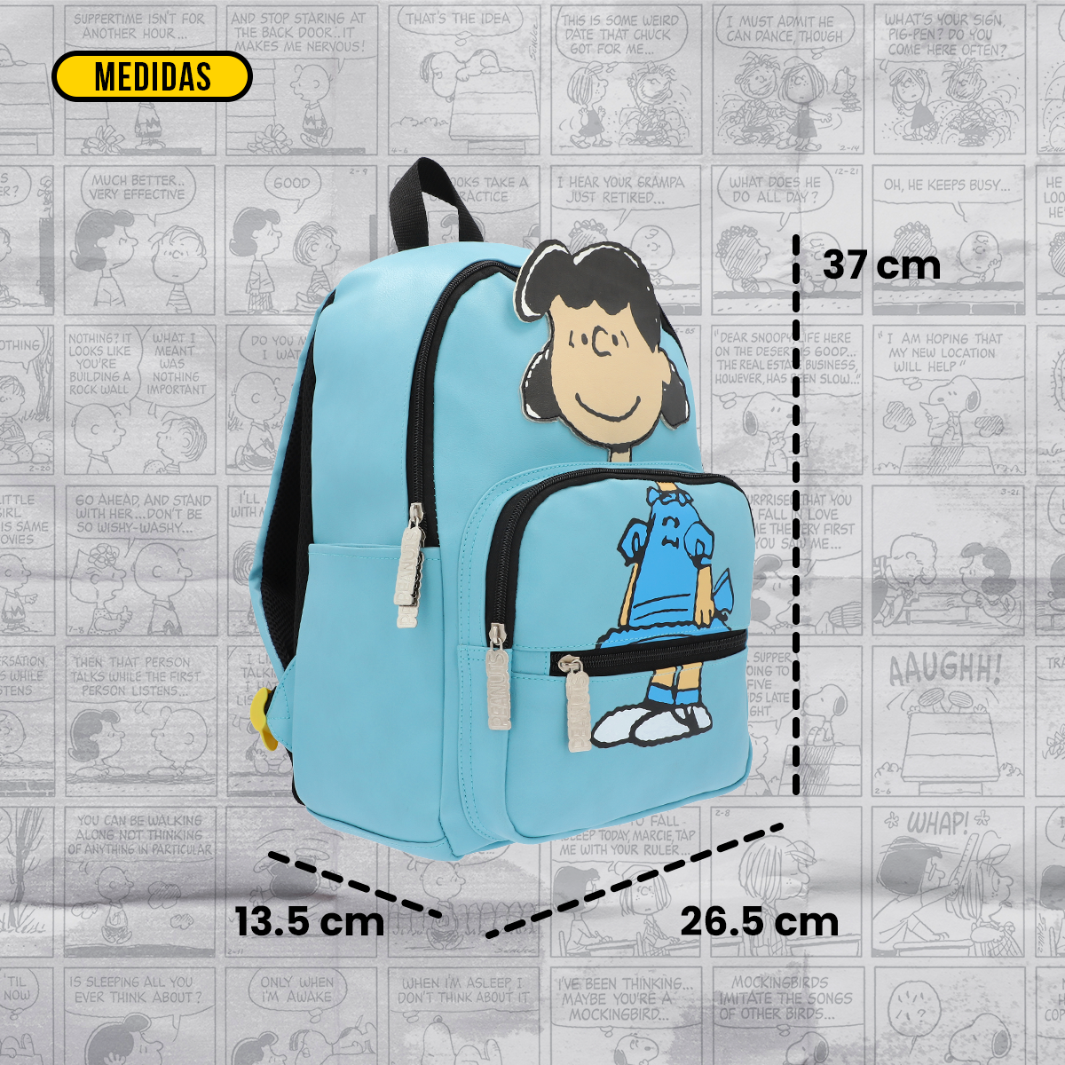 Mini Mochila Peanuts Lucy