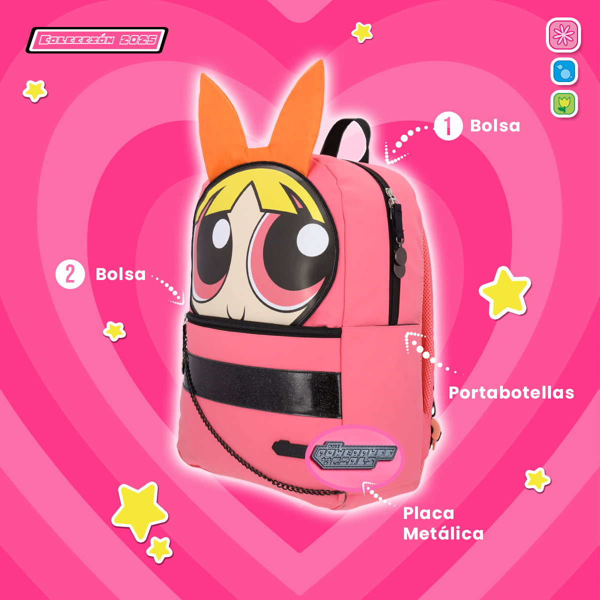Mochila Bombón Las Chicas Superpoderosas New Edition