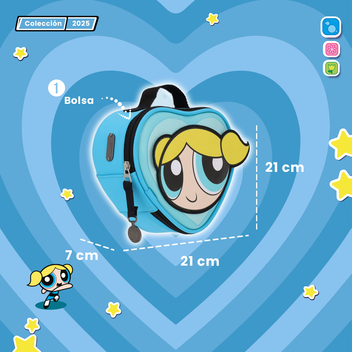 Set Mochila y Estuchera Burbuja Las Chicas Superpoderosas New Edition