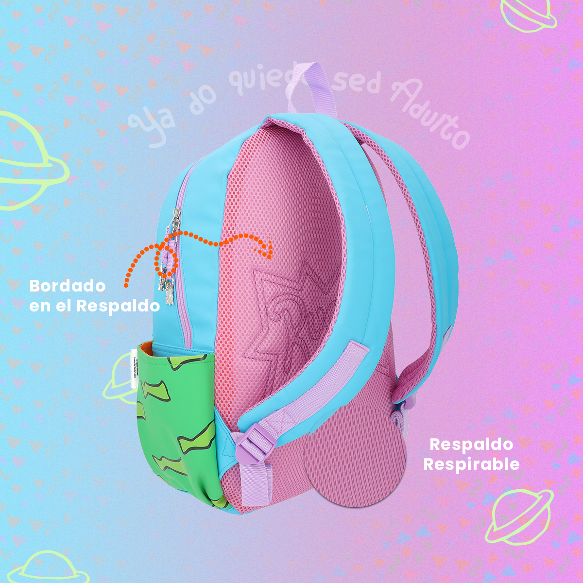 Mochila Rugrats Carlitos con Lapicera