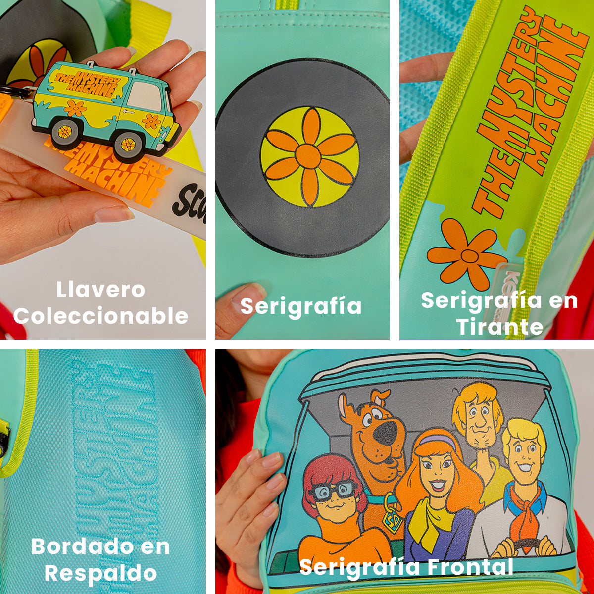 Set Mochila y Estuchera Máquina del Misterio