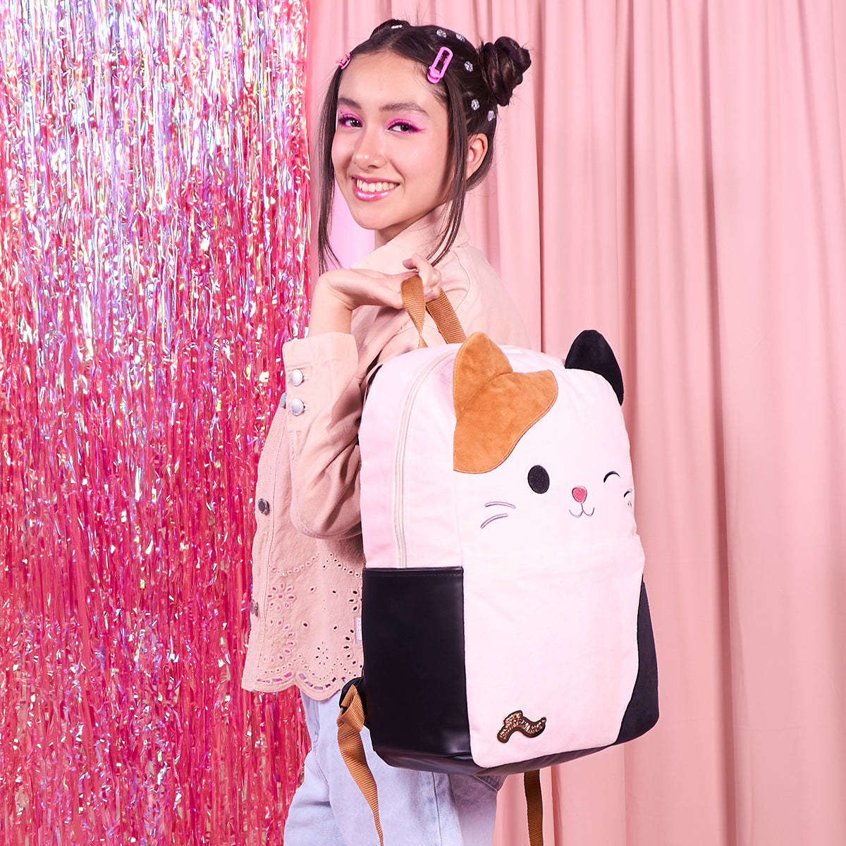 Mochila Squishmallows Gato Multicolor