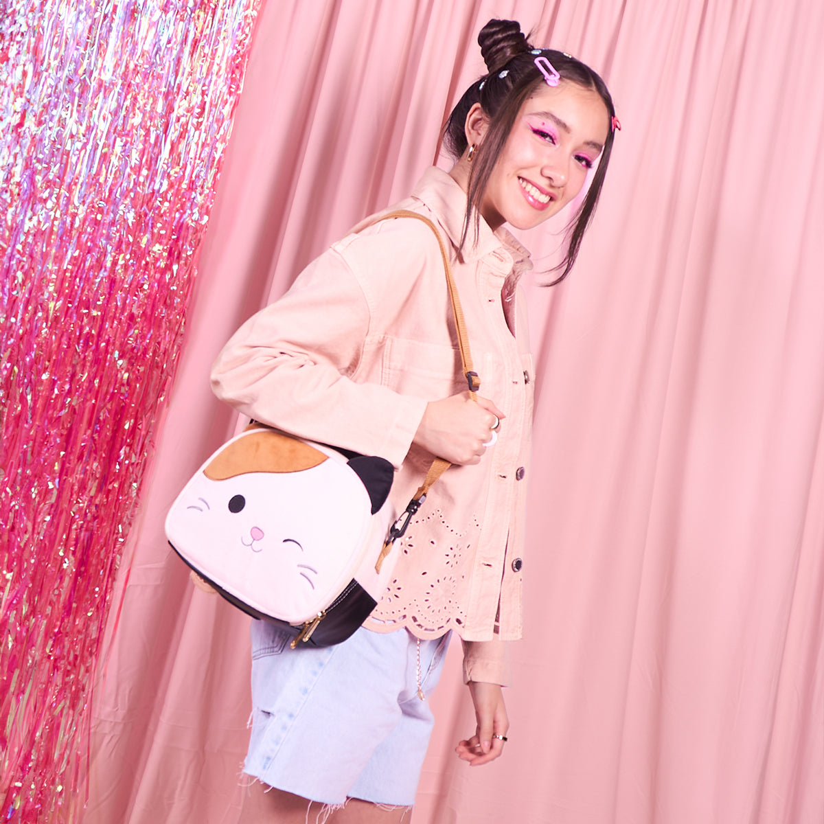 Lonchera Squishmallows Gato Multicolor