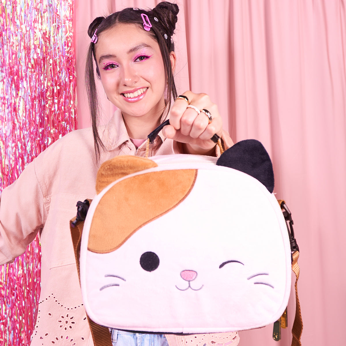 Lonchera Squishmallows Gato Multicolor