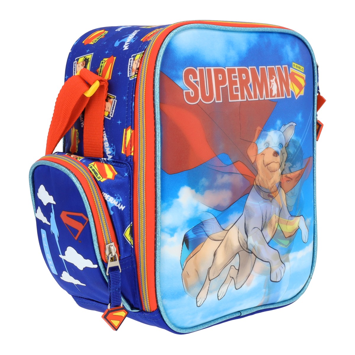 Lonchera Escolar Superman Krypto Lenticular