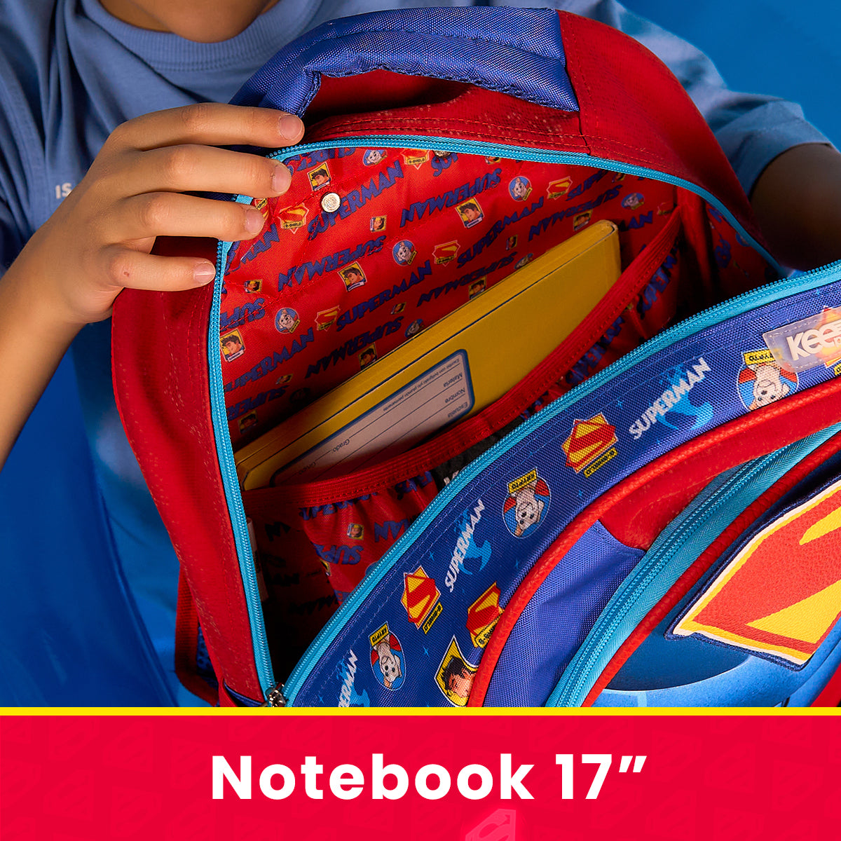 Mochila Escolar Superman Hero Armor