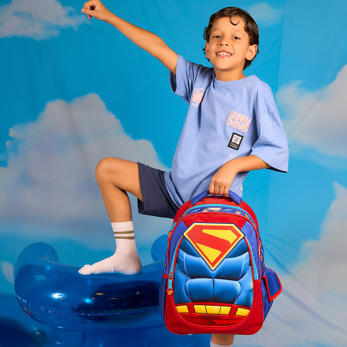 Mochila Escolar Superman Hero Armor