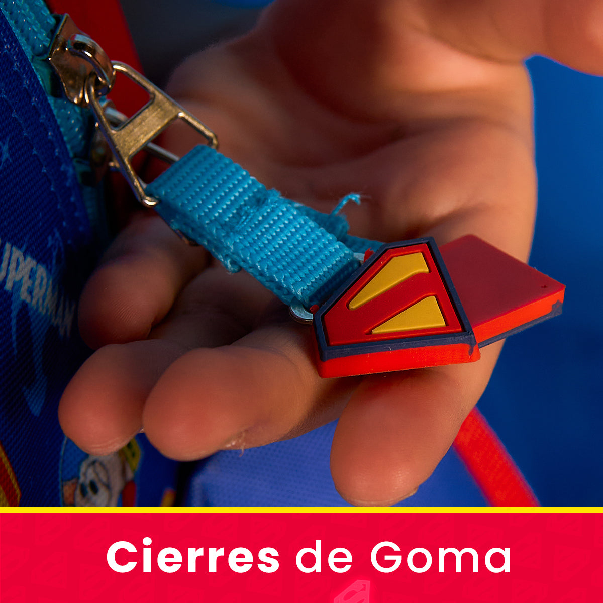 Set Mochila, Lonchera y Estuchera Escolar Superman Hero Armor