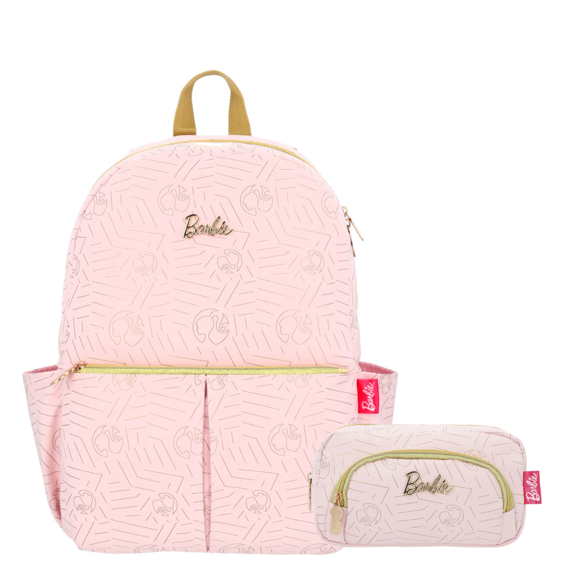 Kit de Mochila y Cosmetiquera Barbie Chic Rosa