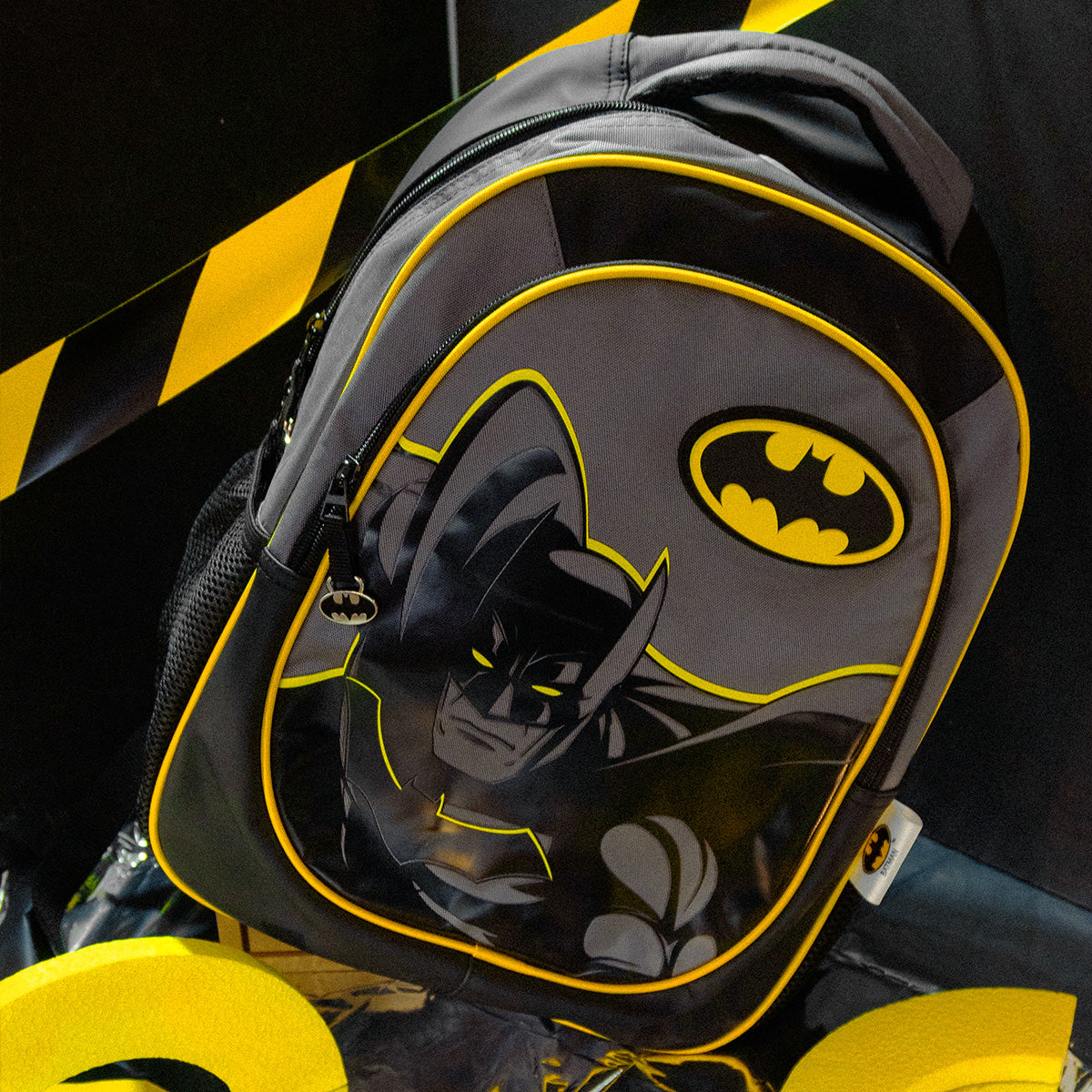Set Escolar Mochila y Lapicera Batman con Alas