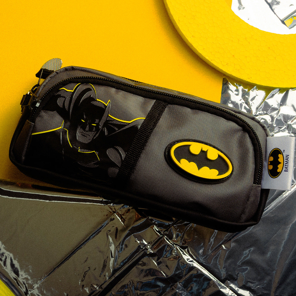 Set Escolar Mochila y Lapicera Batman con Alas