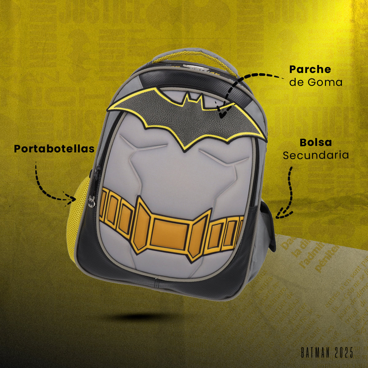 Mochila Escolar Batman Hero Armor