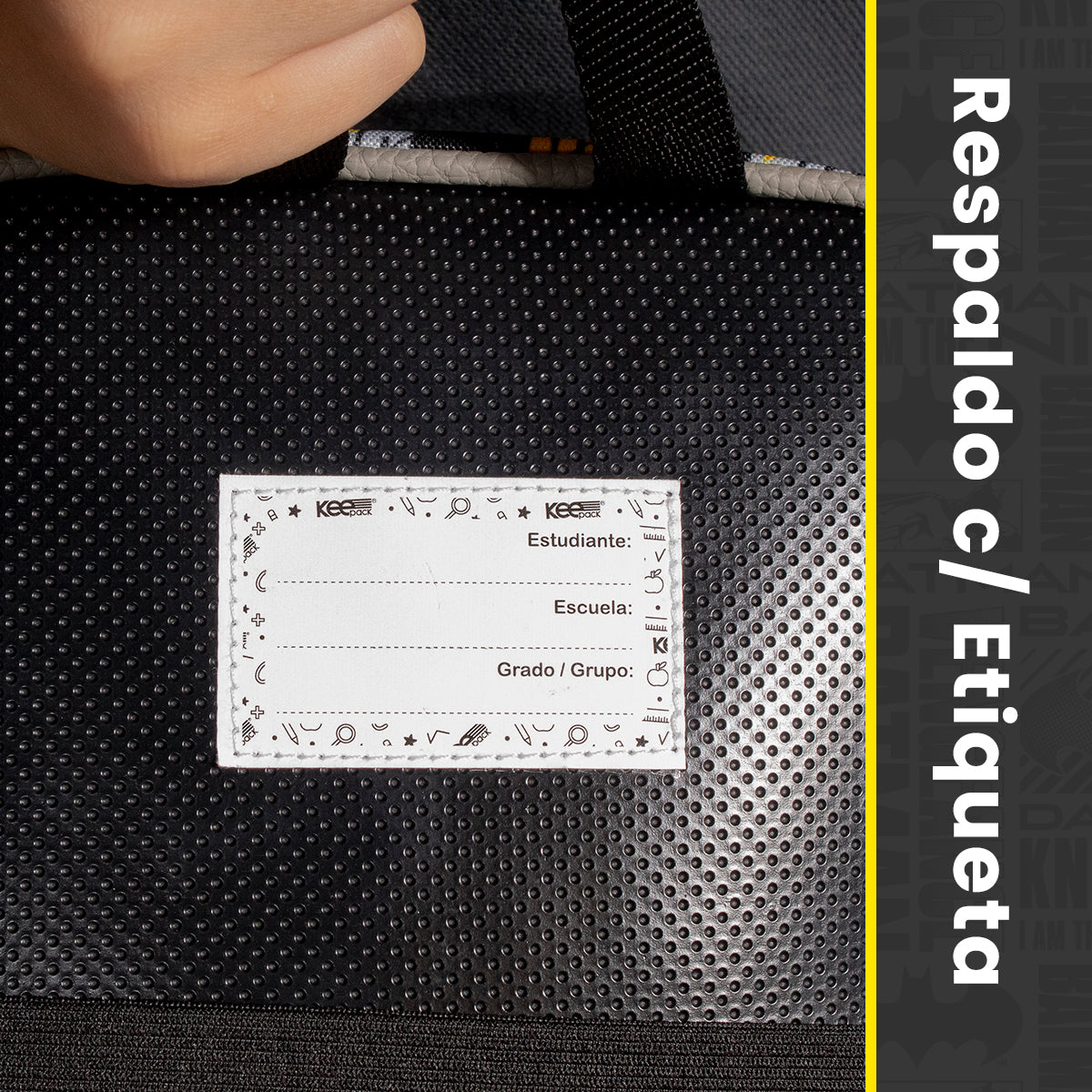 Set Mochila, Lonchera y Estuchera Escolar Batman Hero Armor