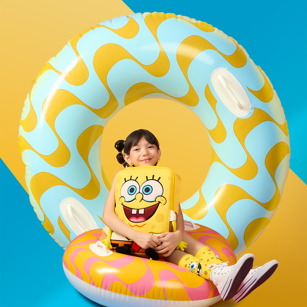 Mochila Bob Esponja con Manitas