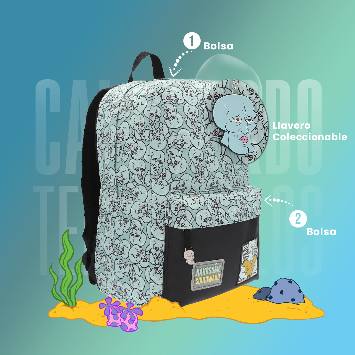 Mochila Calamardo Guapo