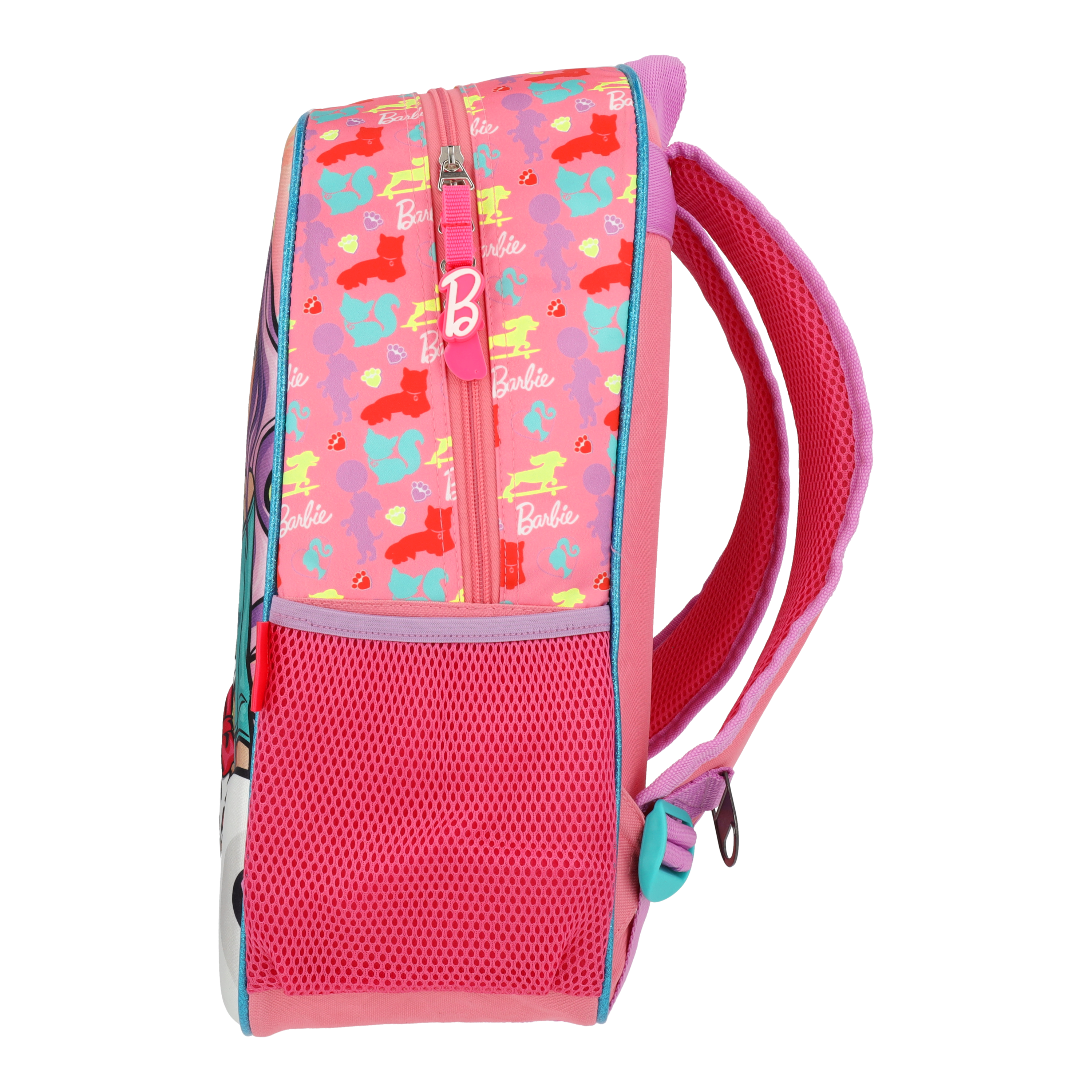 Set Mochila, Lonchera y Estuchera Barbie Kitty Vibes