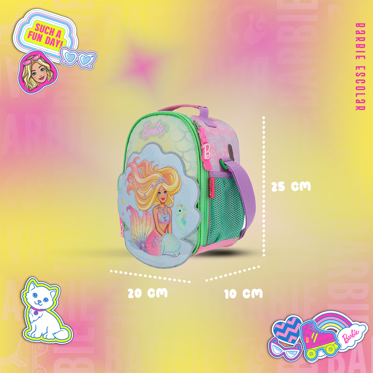 Lonchera Escolar Barbie Sirena