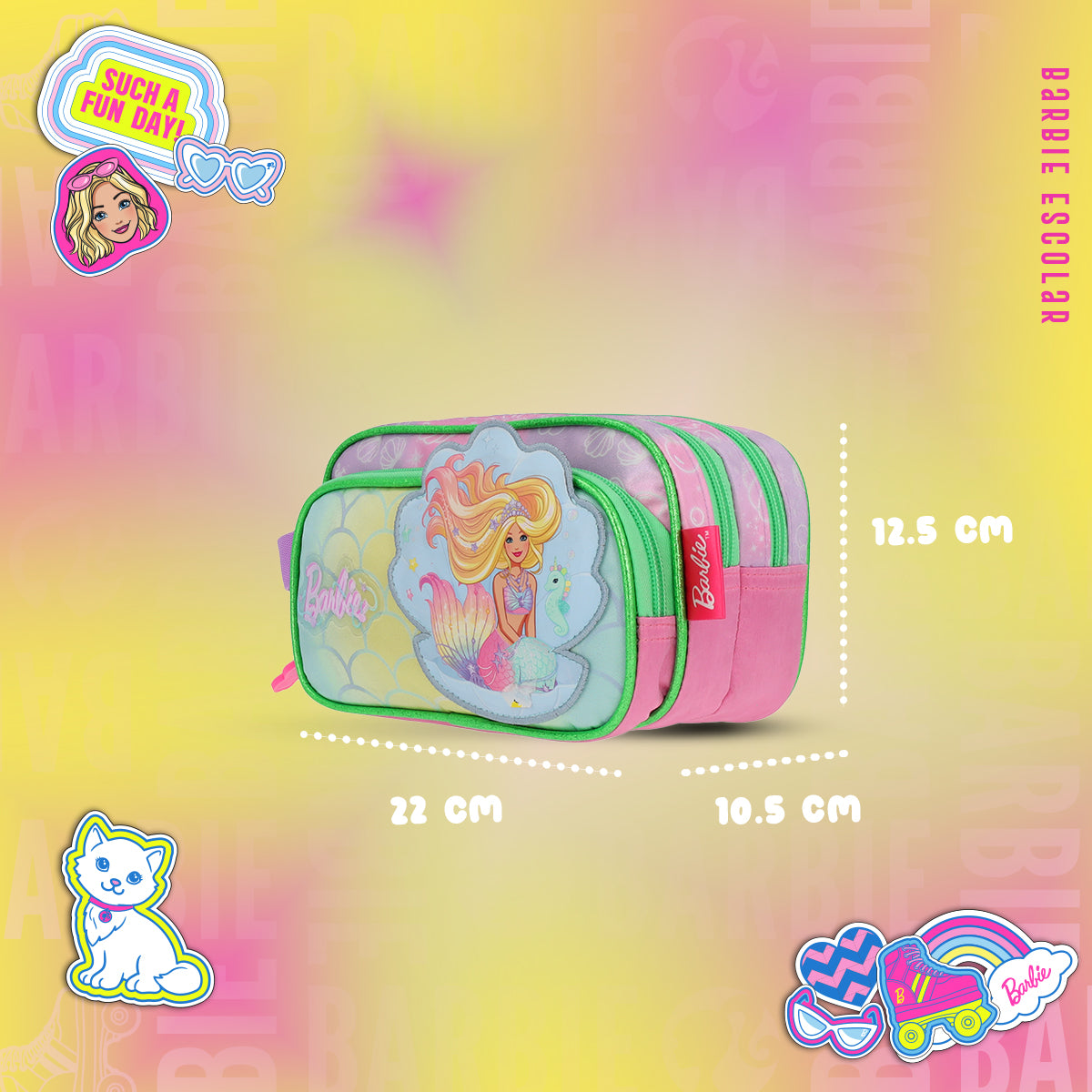 Set Mochila y Estuchera Barbie Sirena