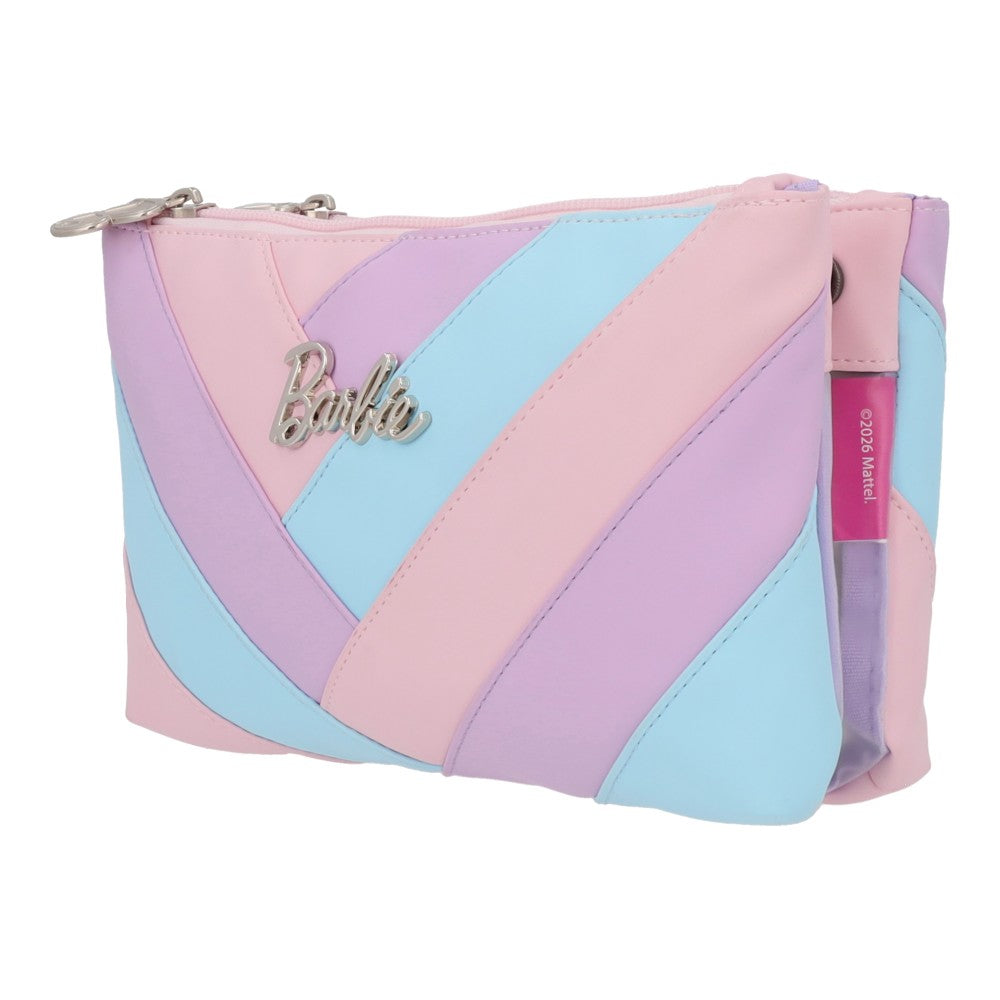 Cosmetiquera Barbie Colores Pastel Casual Original