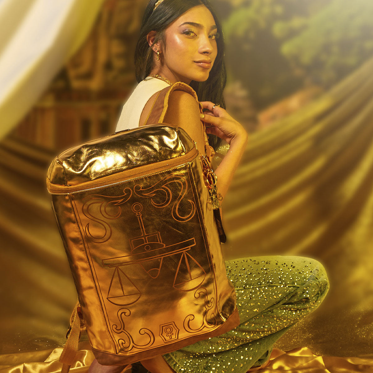 Mochila Armadura Dorada Caballeros del Zodiaco