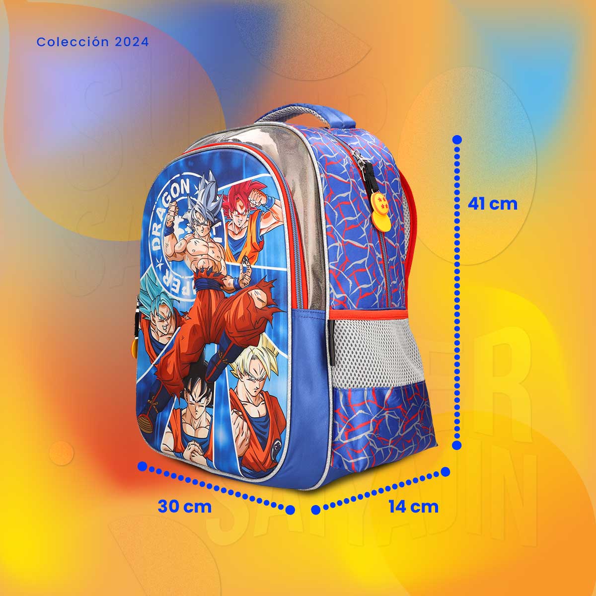Mochila Escolar Dragon Ball Goku Ultrainstinto