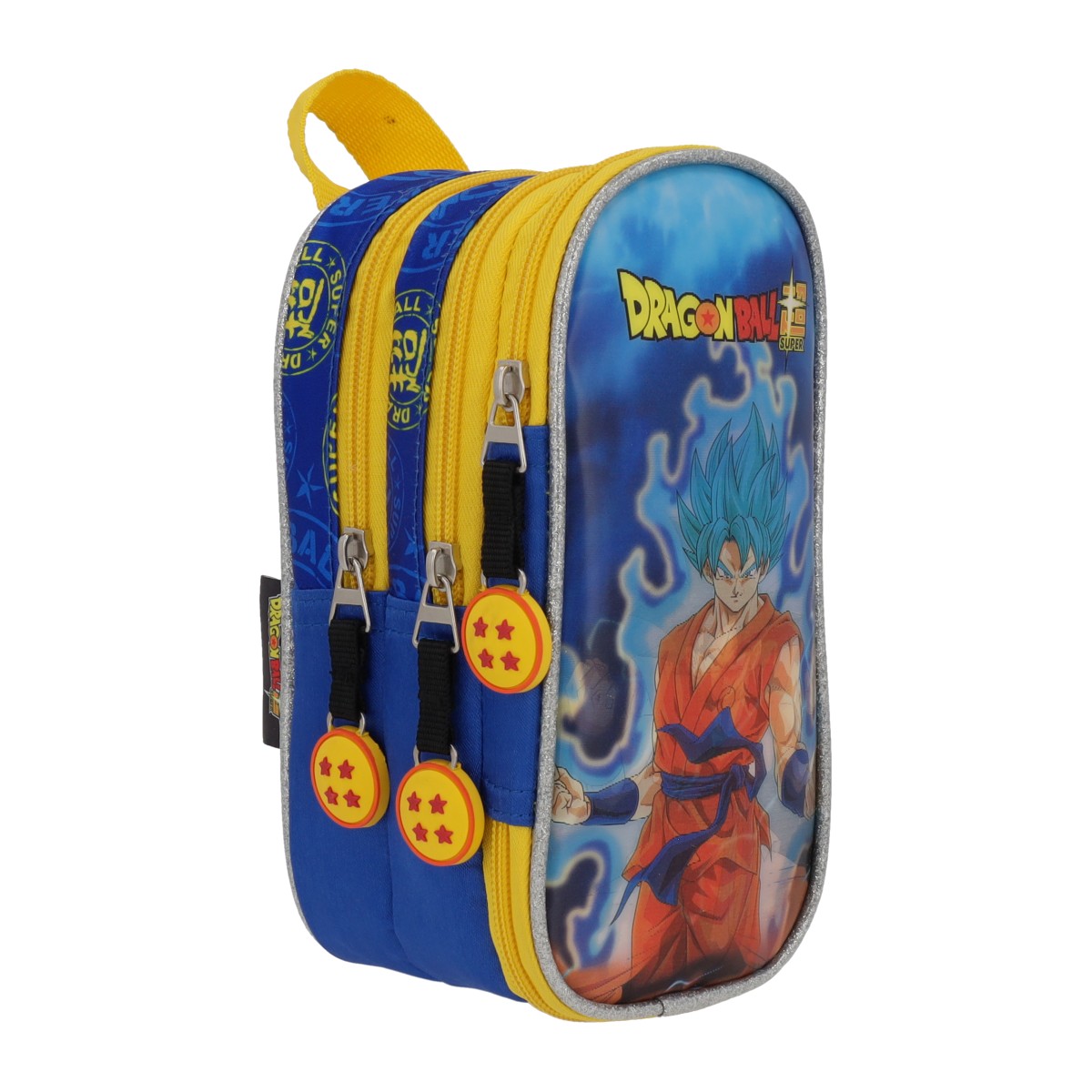 Estuchera Escolar Dragon Ball Goku SSJ Blue Lenticular