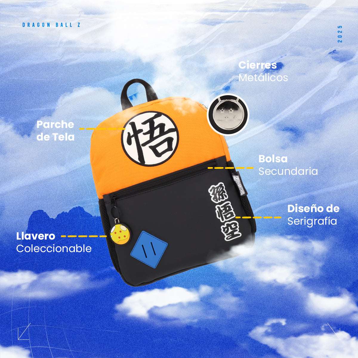 Goku Clasica Mini-Mochila Kinder
