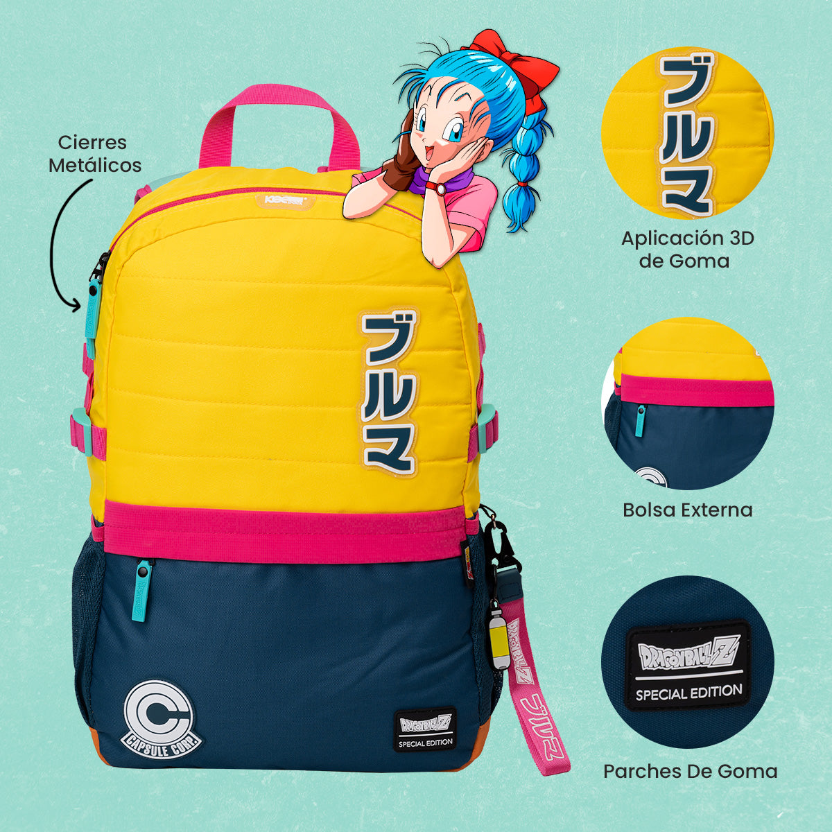 Mochila DBZ Bulma